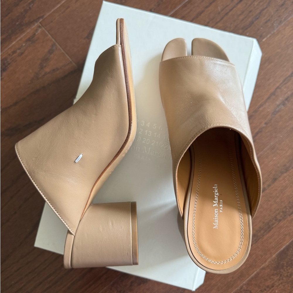 Maison Martin Margiela Beige Open-Toe Mules